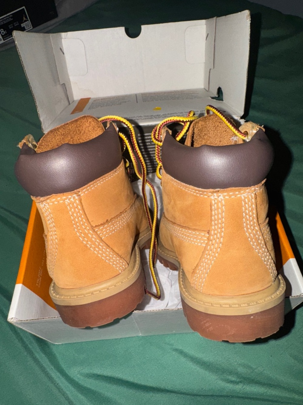 Timberland Kids 6" Premium Boot in Wheat/Tan toddler - Picture 7 of 9